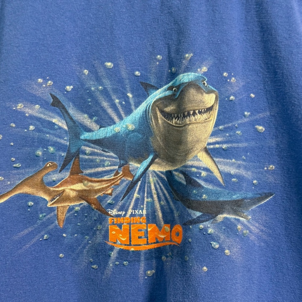 Disney Store Finding Nemo Shark Graphic Tee Youth Small - Picture 3 of 7